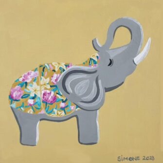 Lucky Elephant Beige