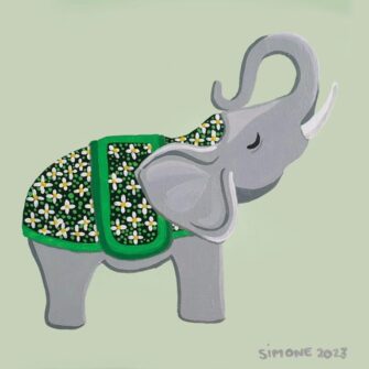 Lucky Elephant Green
