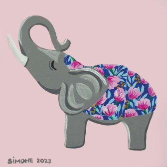 Lucky Elephant Pink