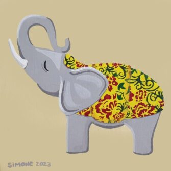 Lucky Elephant Yellow