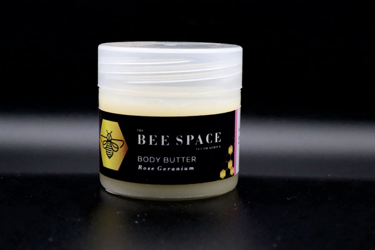 50 ml Rose Geranium Body Butter Body Butter made with beeswax, olive oil, shea butter and rose geranium fragrance